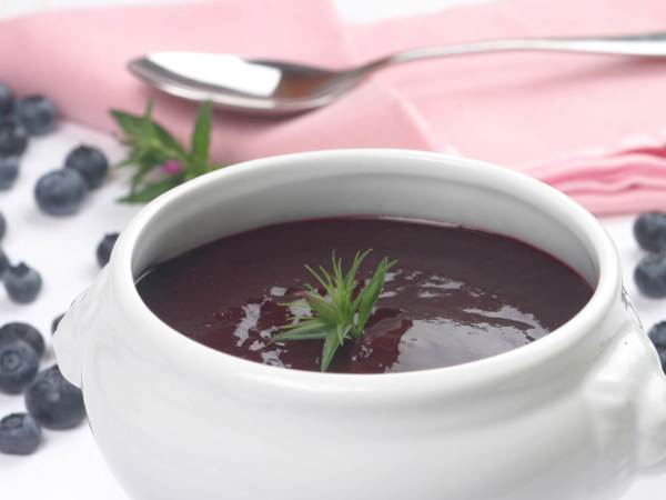 Blueberry soup with PromOat | Lantmännen Functional Foods